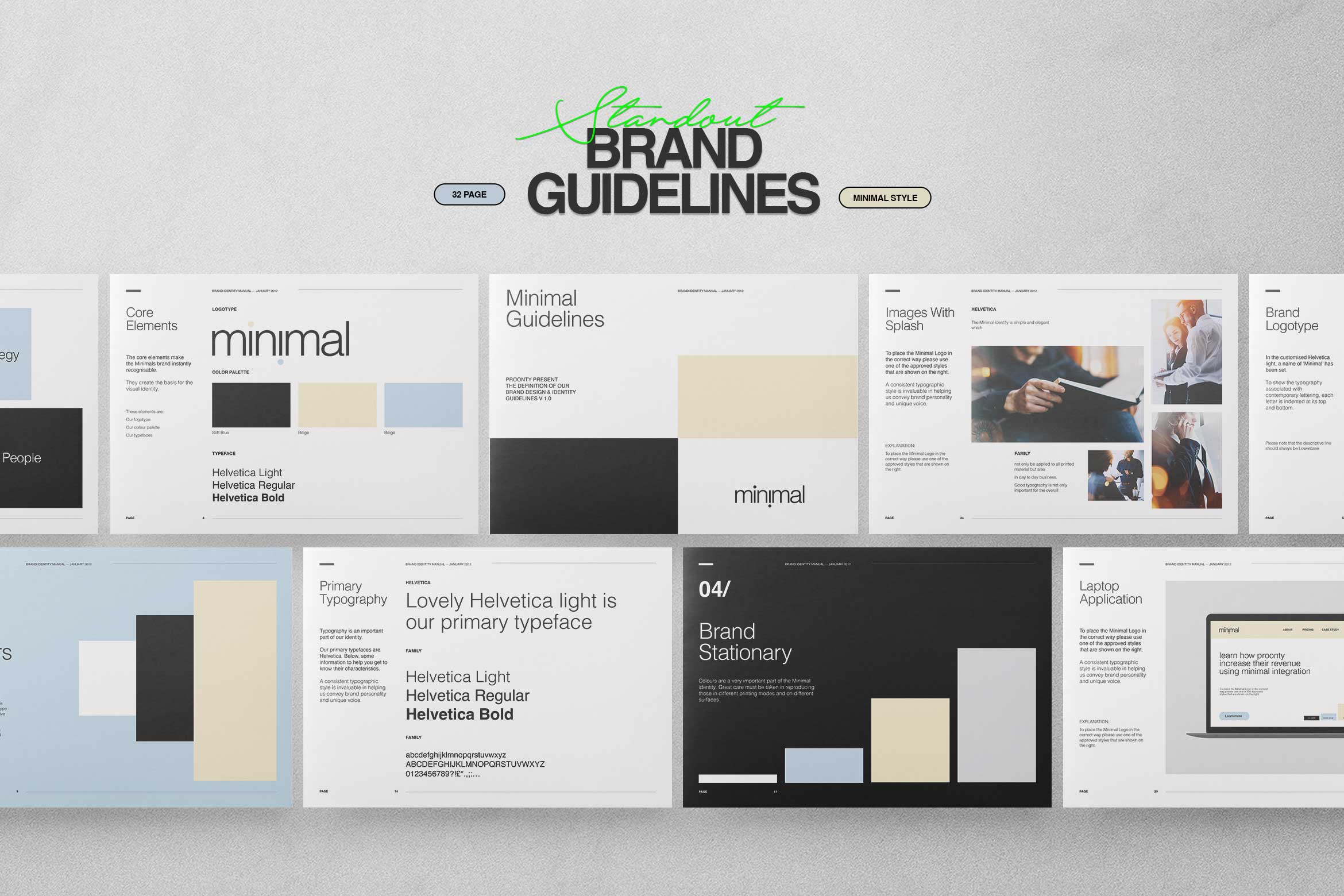 Brand Guidelines Layout