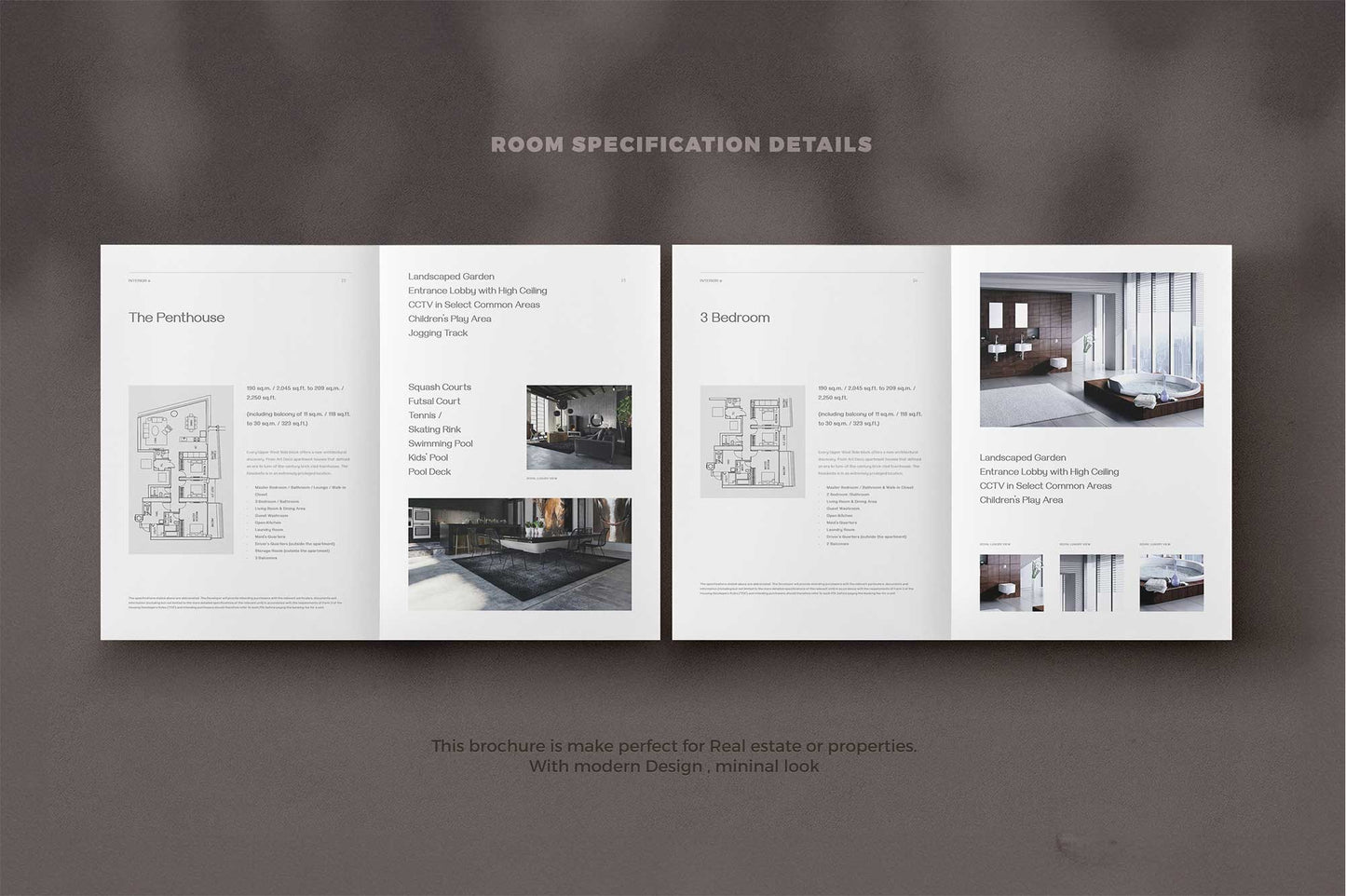 Canva Luxury Property Brochure Template