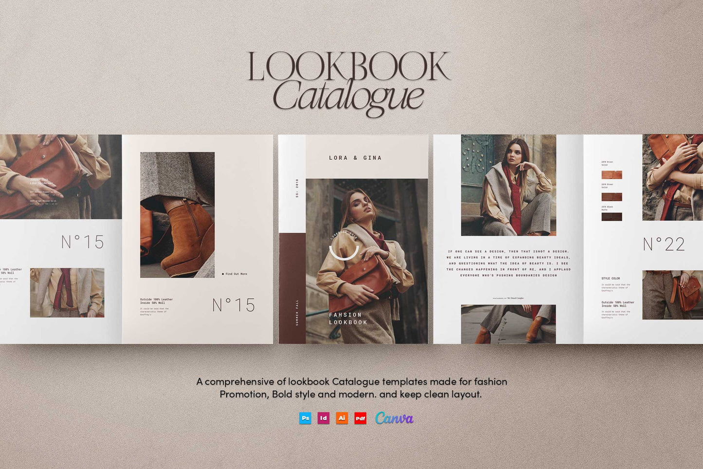 Canva Lookbook Catalogue Template