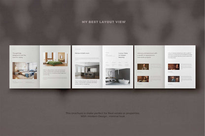 Canva Luxury Property Brochure Template