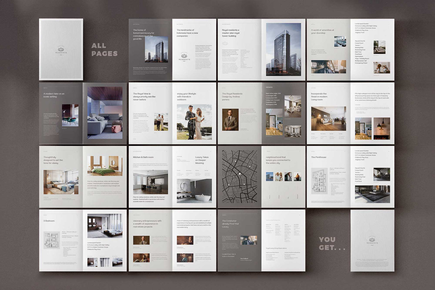 Canva Luxury Property Brochure Template