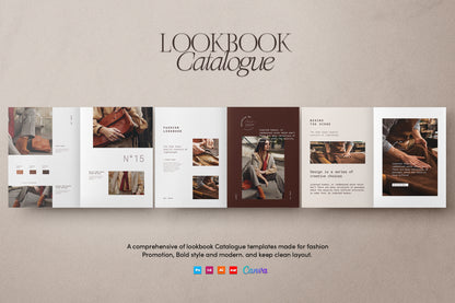 Canva Lookbook Catalogue Template