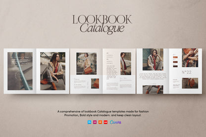 Canva Lookbook Catalogue Template