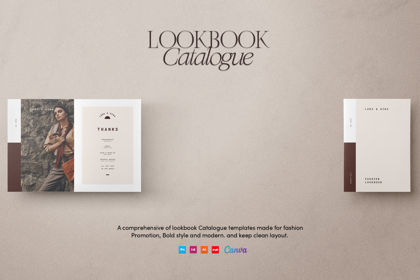 Canva Lookbook Catalogue Template